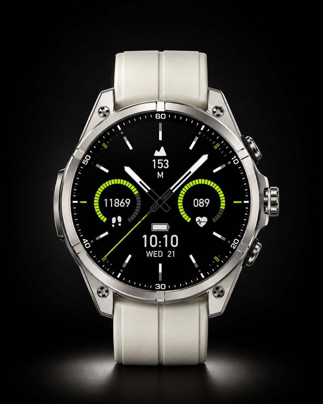 ZE Pro 3 Smartwatch White Color