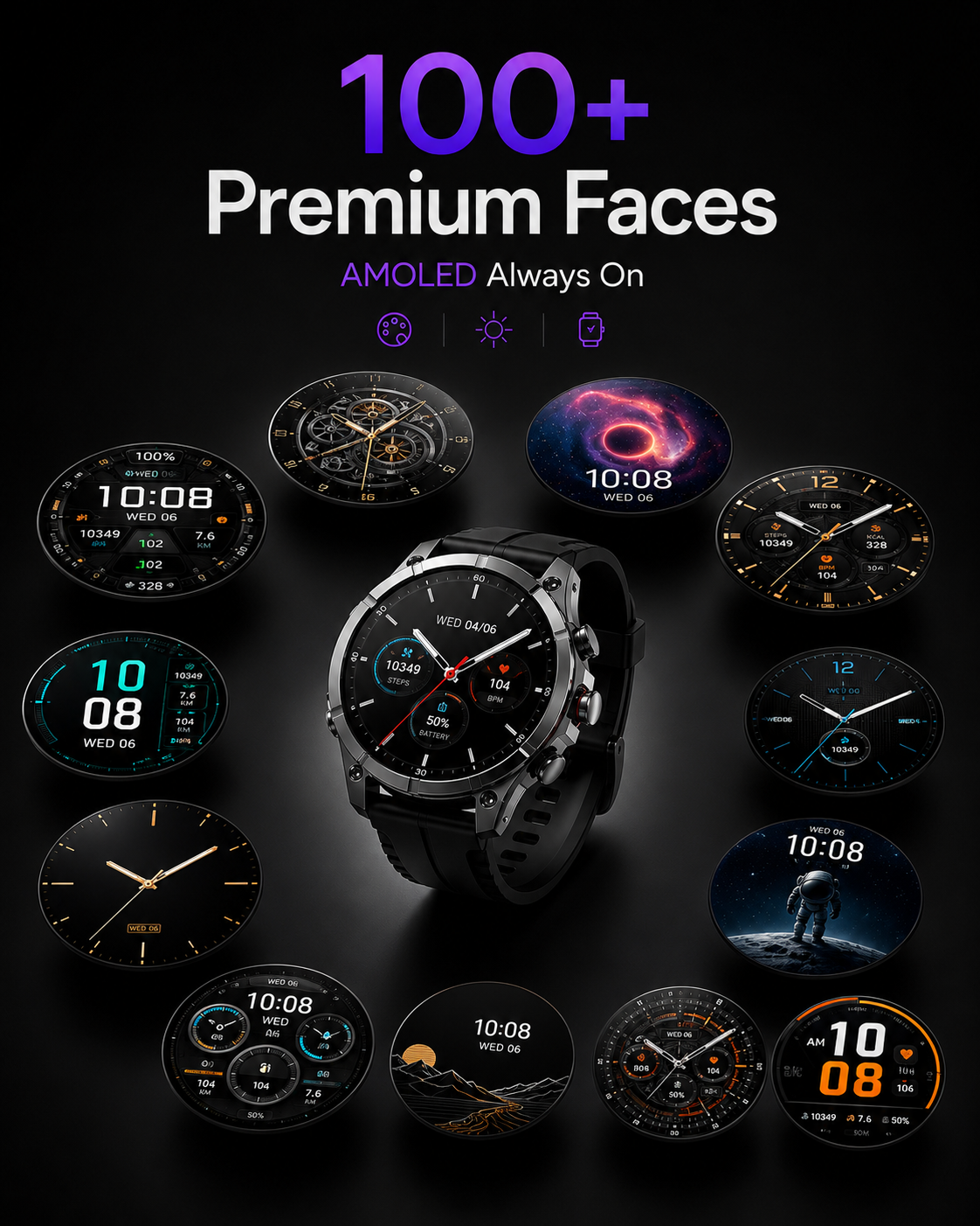 ZE Pro 3 Smartwatch watch faces