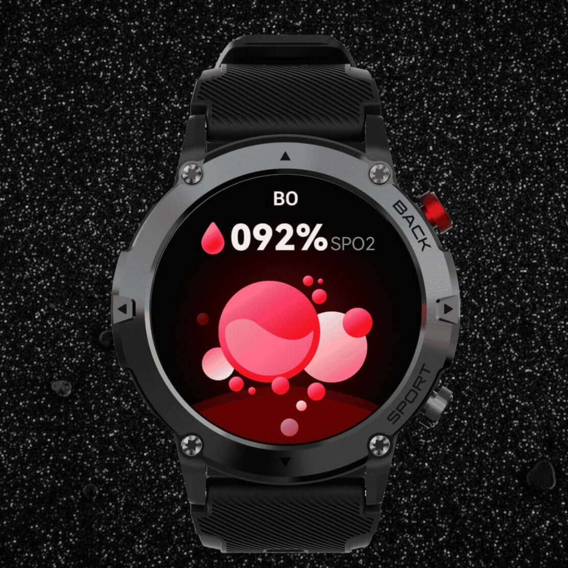 ZE Active Smartwatch SPO2 Monitoring