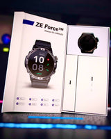 Smartwatch with 'ZE Force' branding on a display stand thumbnail